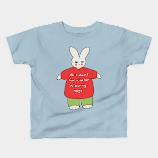 Winter bunny Kids T-Shirt